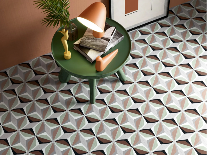 FUN WINTER 01 - Porcelain stoneware wall/floor tiles with encaustic effect _ CERAMICA SANT'AGOSTINO